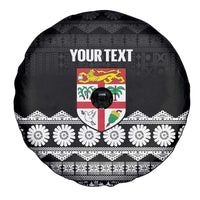 Fiji Tapa Rugby Custom Spare Tire Cover Go Fijiana LT14 - Polynesian Pride