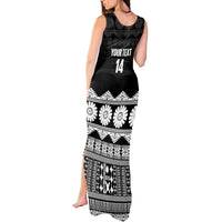 Fiji Tapa Rugby Custom Tank Maxi Dress Go Fijiana LT14 - Polynesian Pride