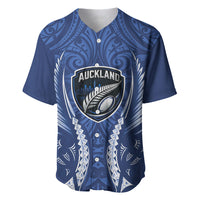 Auckland 2026 Rugby Custom Baseball Jersey NZ Maori Silver Fern