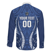 Auckland 2026 Rugby Custom Family Matching Off Shoulder Short Dress and Hawaiian Shirt NZ Maori Silver Fern