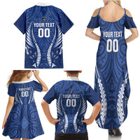 Auckland 2026 Rugby Custom Family Matching Summer Maxi Dress and Hawaiian Shirt NZ Maori Silver Fern