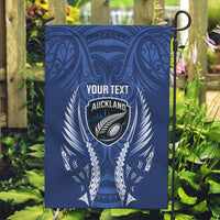 Auckland 2026 Rugby Custom Garden Flag NZ Maori Silver Fern