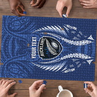 Auckland 2026 Rugby Custom Puzzle NZ Maori Silver Fern