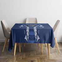 Auckland 2026 Rugby Custom Tablecloth NZ Maori Silver Fern