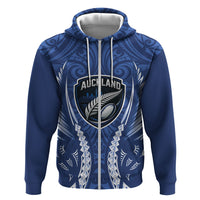 Auckland 2026 Rugby Custom Zip Hoodie NZ Maori Silver Fern