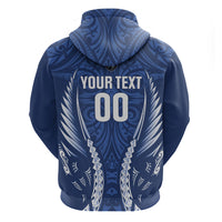 Auckland 2026 Rugby Custom Zip Hoodie NZ Maori Silver Fern