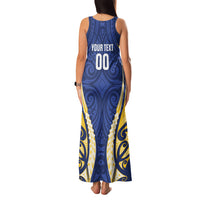Bay of Plenty 2026 Rugby Custom Family Matching Tank Maxi Dress and Hawaiian Shirt NZ Maori Silver Fern