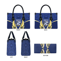 Bay of Plenty 2026 Rugby Custom Leather Bag NZ Maori Silver Fern