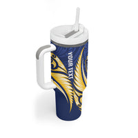 Bay of Plenty 2026 Rugby Custom Tumbler With Handle NZ Maori Silver Fern