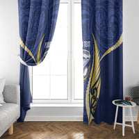 Bay of Plenty 2026 Rugby Custom Window Curtain NZ Maori Silver Fern