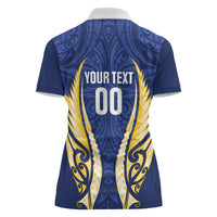 Bay of Plenty 2026 Rugby Custom Women Polo Shirt NZ Maori Silver Fern