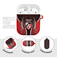 Canterbury 2026 Rugby Custom AirPods Case NZ Maori Silver Fern