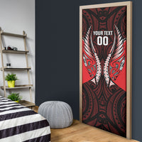 Canterbury 2026 Rugby Custom Door Cover NZ Maori Silver Fern