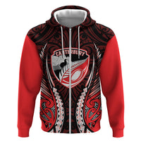 Canterbury 2026 Rugby Custom Hoodie NZ Maori Silver Fern