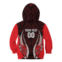 Canterbury 2026 Rugby Custom Kid Hoodie NZ Maori Silver Fern