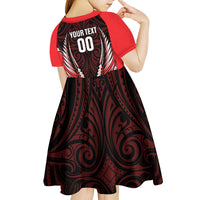 Canterbury 2026 Rugby Custom Kid Short Sleeve Dress NZ Maori Silver Fern