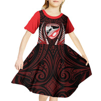 Canterbury 2026 Rugby Custom Kid Short Sleeve Dress NZ Maori Silver Fern