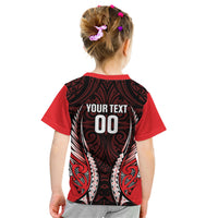 Canterbury 2026 Rugby Custom Kid T Shirt NZ Maori Silver Fern