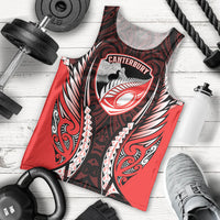 Canterbury 2026 Rugby Custom Men Tank Top NZ Maori Silver Fern