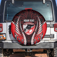 Canterbury 2026 Rugby Custom Spare Tire Cover NZ Maori Silver Fern
