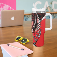 Canterbury 2026 Rugby Custom Tumbler With Handle NZ Maori Silver Fern