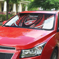 Counties Manukau 2026 Rugby Custom Auto Sun Shade NZ Maori Silver Fern