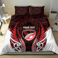 Counties Manukau 2026 Rugby Custom Bedding Set NZ Maori Silver Fern