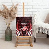 Counties Manukau 2026 Rugby Custom Canvas Wall Art NZ Maori Silver Fern