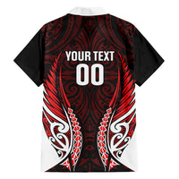 Counties Manukau 2026 Rugby Custom Family Matching Off Shoulder Short Dress and Hawaiian Shirt NZ Maori Silver Fern