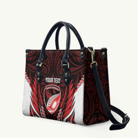 Counties Manukau 2026 Rugby Custom Leather Bag NZ Maori Silver Fern