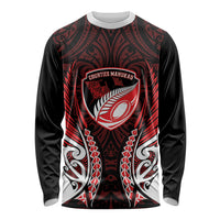 Counties Manukau 2026 Rugby Custom Long Sleeve Shirt NZ Maori Silver Fern