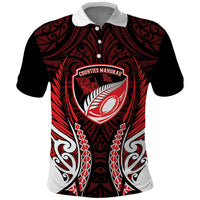 Counties Manukau 2026 Rugby Custom Polo Shirt NZ Maori Silver Fern