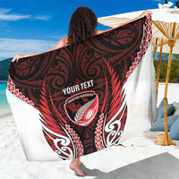 Counties Manukau 2026 Rugby Custom Sarong NZ Maori Silver Fern