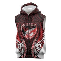 Counties Manukau 2026 Rugby Custom Sleeveless Zip Hoodie NZ Maori Silver Fern