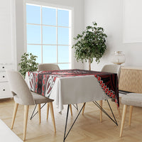 Counties Manukau 2026 Rugby Custom Tablecloth NZ Maori Silver Fern