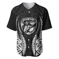 Hawke's Bay 2026 Rugby Custom Baseball Jersey NZ Maori Silver Fern