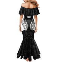 Hawke's Bay 2026 Rugby Custom Family Matching Mermaid Dress and Hawaiian Shirt NZ Maori Silver Fern