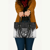 Hawke's Bay 2026 Rugby Custom Leather Bag NZ Maori Silver Fern
