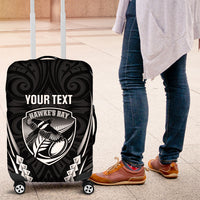 Hawke's Bay 2026 Rugby Custom Luggage Cover NZ Maori Silver Fern