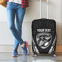 Hawke's Bay 2026 Rugby Custom Luggage Cover NZ Maori Silver Fern