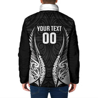 Hawke's Bay 2026 Rugby Custom Padded Jacket NZ Maori Silver Fern