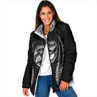 Hawke's Bay 2026 Rugby Custom Padded Jacket NZ Maori Silver Fern