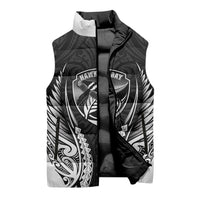 Hawke's Bay 2026 Rugby Custom Sleeveless Puffer Jacket NZ Maori Silver Fern