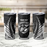 Hawke's Bay 2026 Rugby Custom Tumbler Cup NZ Maori Silver Fern