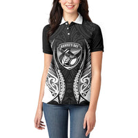 Hawke's Bay 2026 Rugby Custom Women Polo Shirt NZ Maori Silver Fern