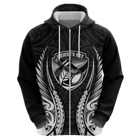 Hawke's Bay 2026 Rugby Custom Zip Hoodie NZ Maori Silver Fern