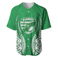 Manawatu 2026 Rugby Custom Baseball Jersey NZ Maori Silver Fern