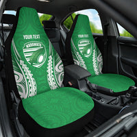 Manawatu 2026 Rugby Custom Car Seat Cover NZ Maori Silver Fern