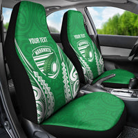 Manawatu 2026 Rugby Custom Car Seat Cover NZ Maori Silver Fern