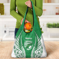 Manawatu 2026 Rugby Custom Grocery Bag NZ Maori Silver Fern
